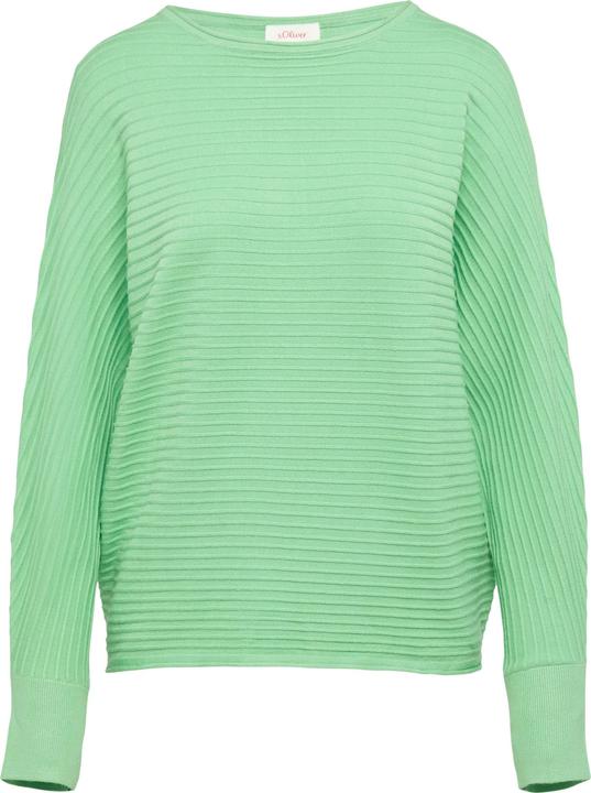 Produktbild S.Oliver Strickpullover Weicher Strickpullover aus Viskosemix mit Fledermausärmeln (48)