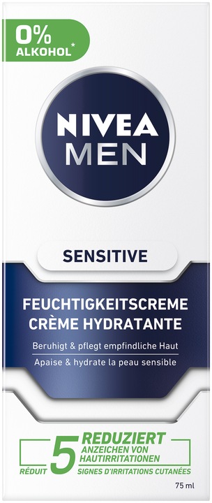Immagine prodotto Nivea Men Crema Idratante Sensitive (75 ml, Crema da giorno)