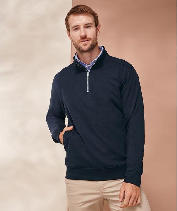 Produktbild Henbury Sweatshirt mit kurzem Reissverschluss (S)