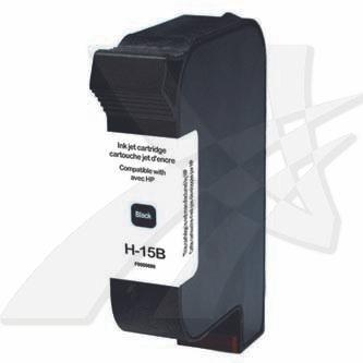 Actual product image UPrint kompatibel Ink mit C6615DE, HP 15, H-15XL, black, 720S, 40ml (FC)