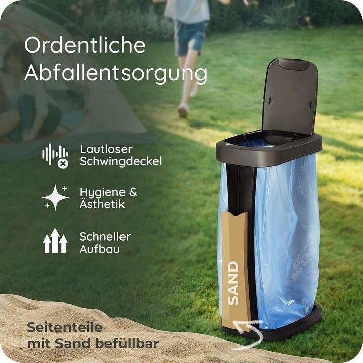 Produktbild Novaliv Müllsackständer mit Deckel (70 l)
