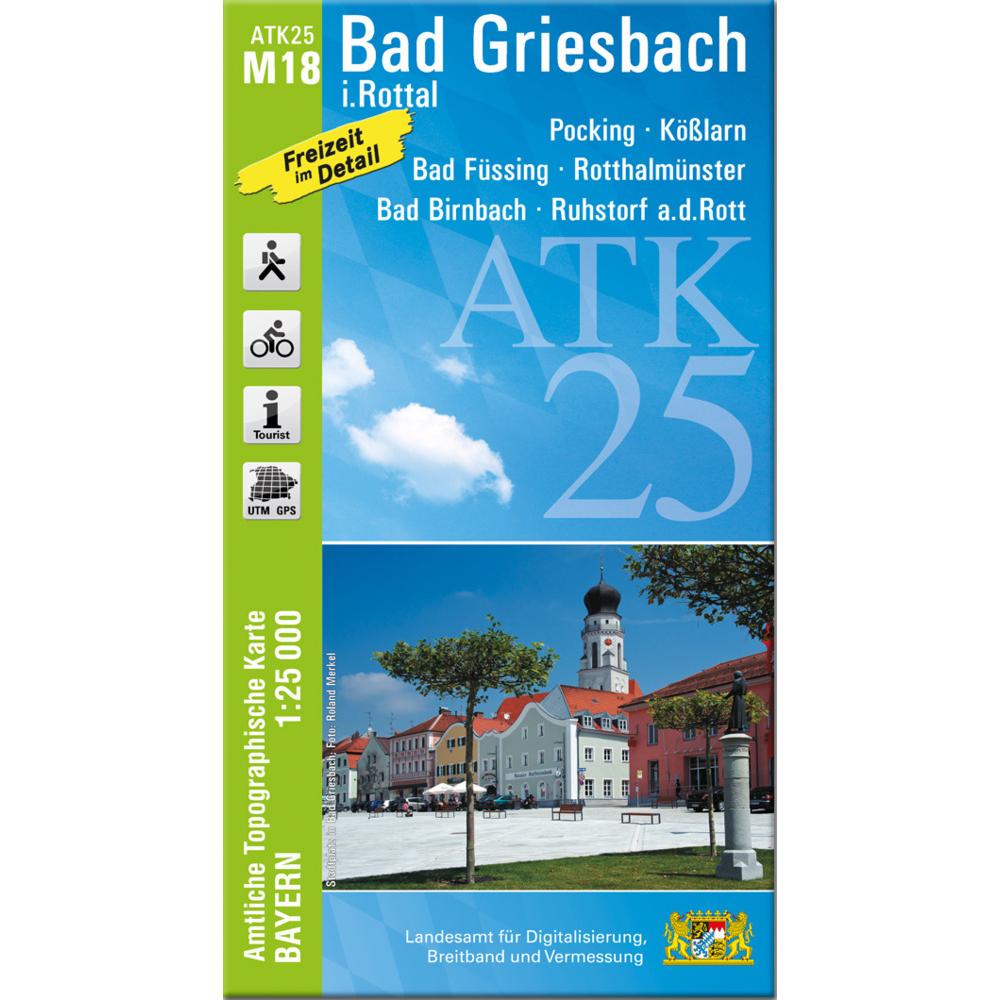 ATK25-M18 Bad Griesbach i.Rottal (Amtli, Landkarte