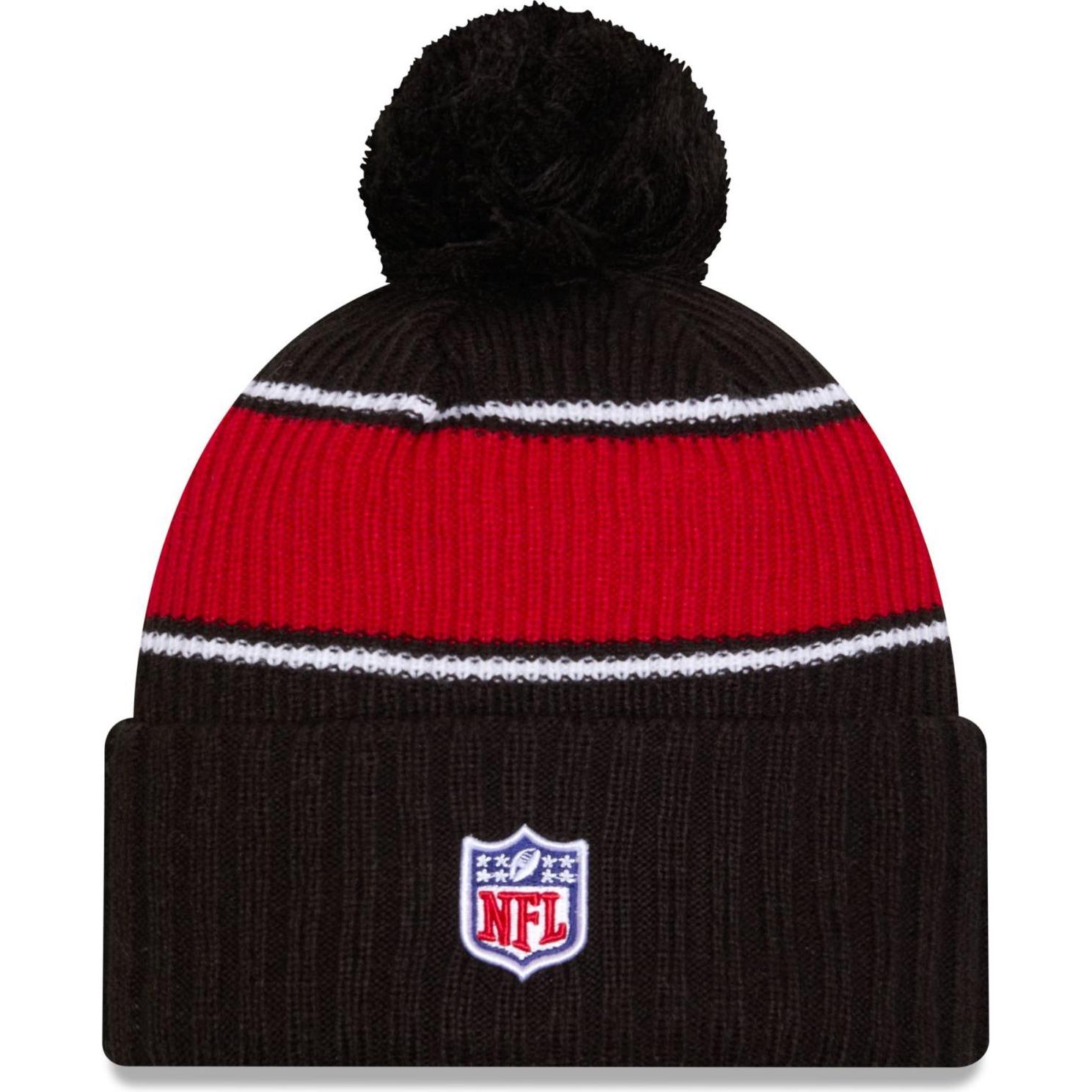 New Era, Herren, Mütze, NFL Sideline Winter Mütze Shield Logo, Schwarz
