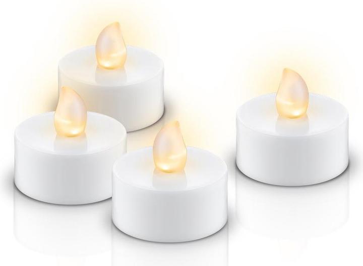 Goobay 4er-Set LED-Teelichter mit Timer (4 x)