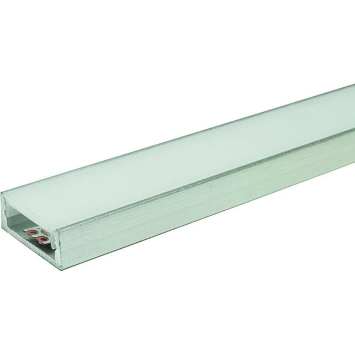 L&S, Profil + Stange, LED Ein-/Anbauprofile Paris ohne Lichtblende