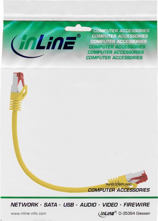 Produktbild InLine Patchkabel (S/FTP, CAT6, 0.30 m)