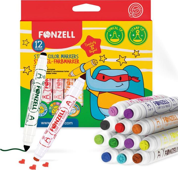 Immagine prodotto Fonzell Pennarelli per timbri