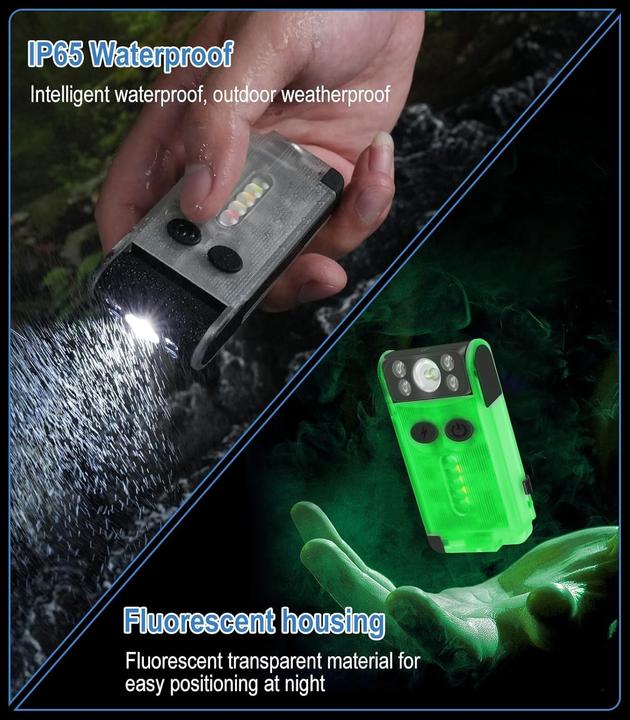 Produktbild Boruit 180° schwenkbare Taschenlampe - 12 Modi - 900 Lumen ( Weisse Farbe )
