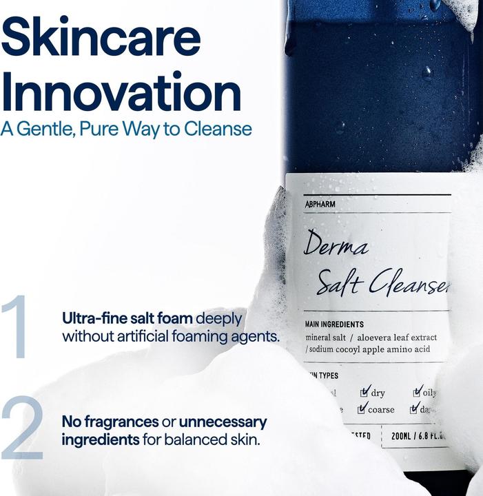 Produktbild Abpharm Derma Salt Cleanser (Reinigungsschaum, 200 ml)