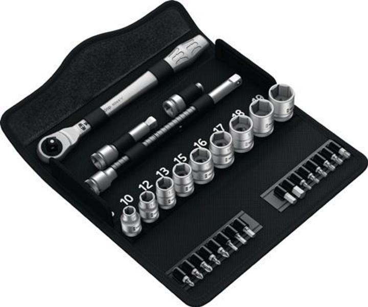 Actual product image Wera 8100 SB 8 Zyklop Metal Ratchet Set (19 mm, 18 mm, 17 mm, 13 mm, 10 mm, 12 mm, 16 mm, 15 mm)