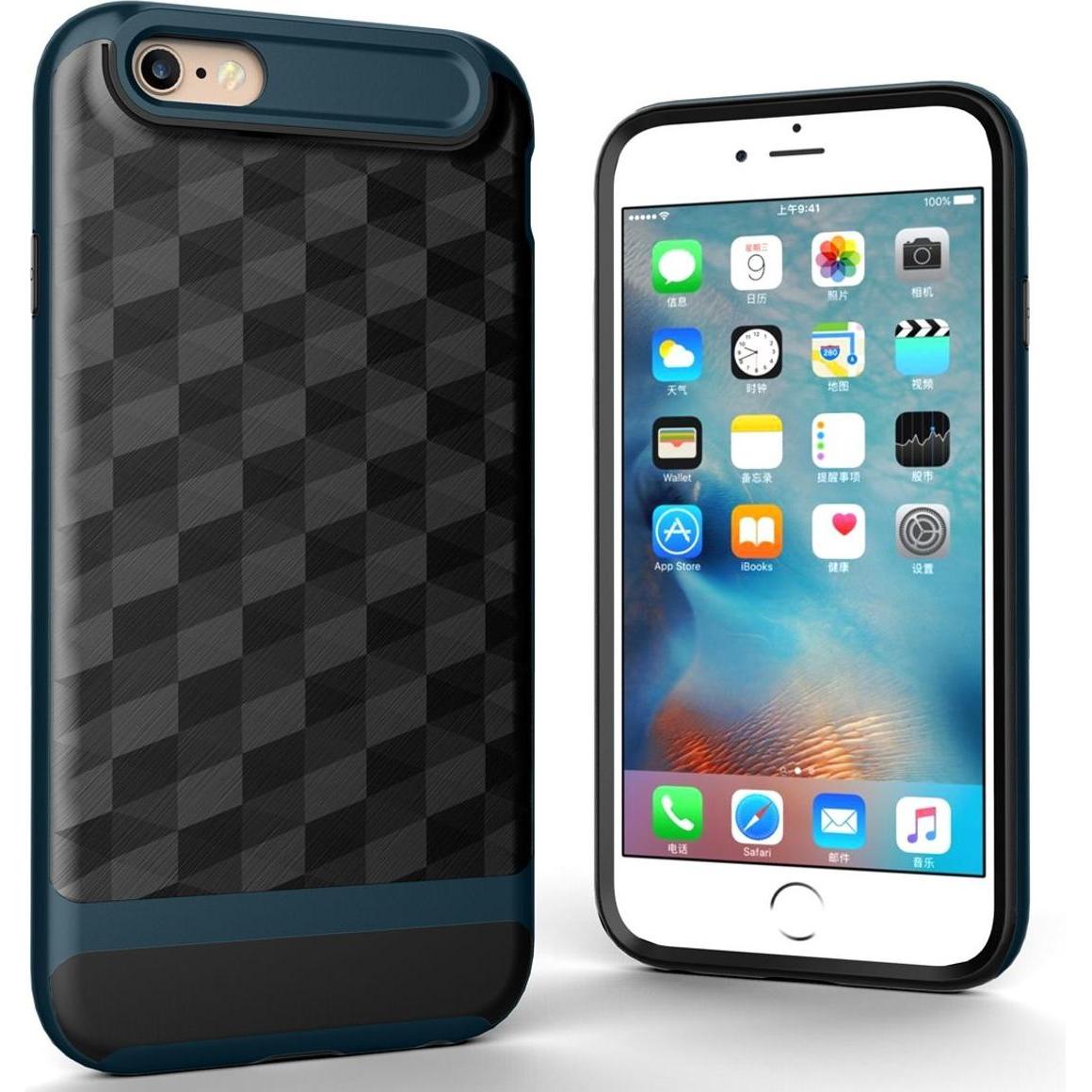 König Design Apple iPhone 6 / 6s Hülle Case Handy Cover Schutz Tasche Schutzhülle Bumper Blau (Apple iPhone 6), Smartpho...