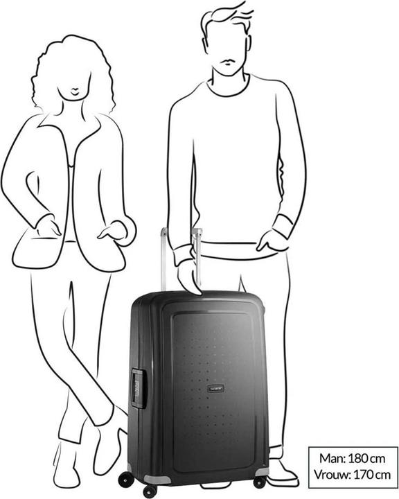 Actual product image Samsonite S'CURE Spinner (102 l)