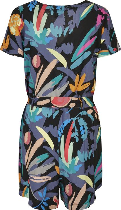 Urban Classics Ladies Short Viscose Belt Jumpsuit (XS)