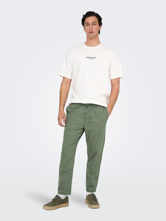 Produktbild Only & Sons Onslinus Crop 0007 Cot Lin Pnt Noos (XS)