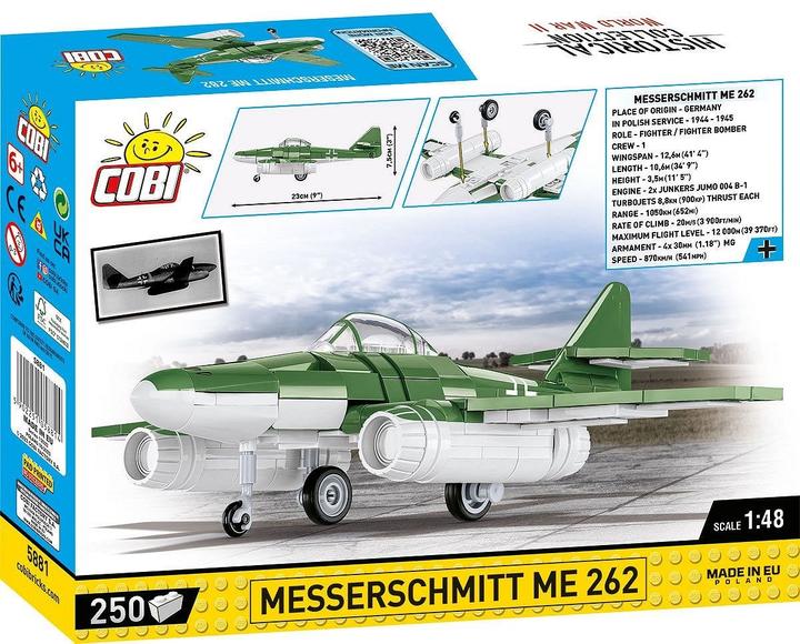 Actual product image Cobi Easy Planes Messerschmitt ME 262