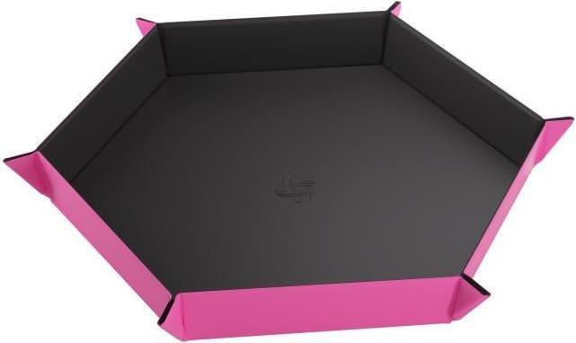 Produktbild Gamegenic GGS60061 - Magnetic Dice Tray Hexagonal Black&Pink