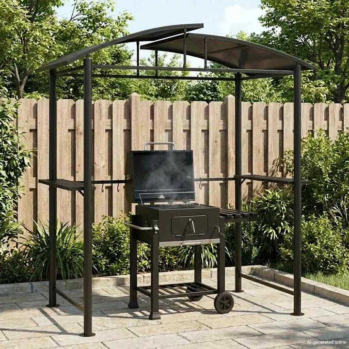 Produktbild vidaXL BBQ-Pavillon (114 cm, 210 cm)