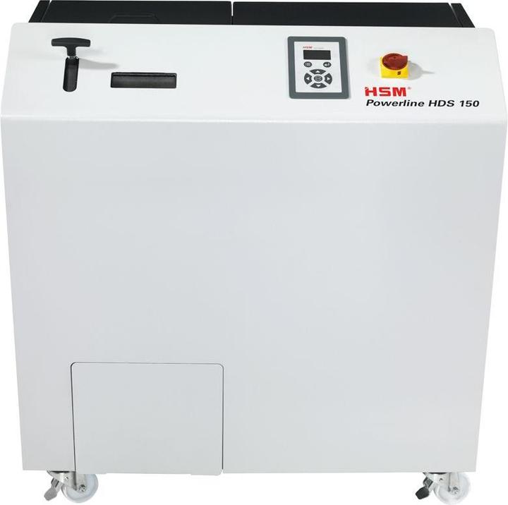 Actual product image HSM Powerline HDS 150 hard disk shredder, 1-stage, strip: 40 mm (Strip cut)