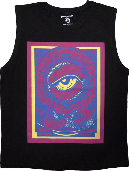 Actual product image Primal Scream Unisex Adult Psychedelic Tank Top (L)