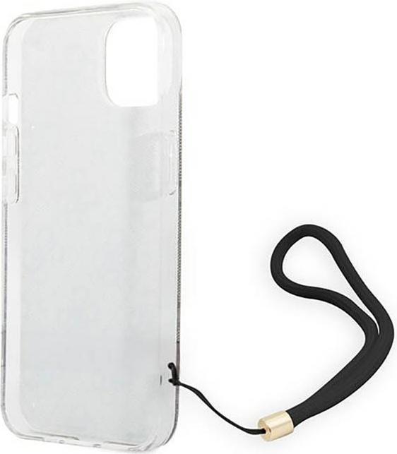 Produktbild Guess GUOHCP14SH4STW iPhone 14 6,1" brązowy/brown hardcase 4G Print Strap (Apple iPhone 14)