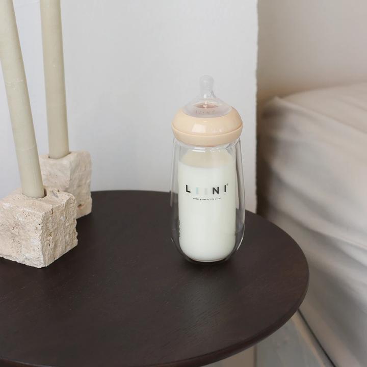 Actual product image Liini Double glass baby bottle (220 ml)