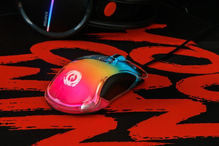 Actual product image Canyon Braver GM-728, Gaming Mouse with Optical Crystal, Instant 825, ABS Material, Huanuo-10-Million-Zy (Cable)