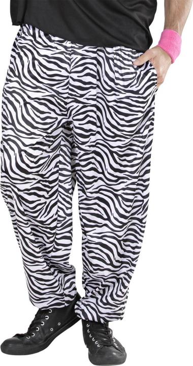 Actual product image Widmann Zebra Pants 80s (M, L)