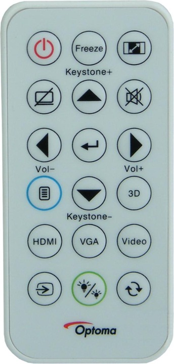 Actual product image Optoma Remote control BR-3079N, 45.71P01G002, 45.71P01G102 (Remote control)