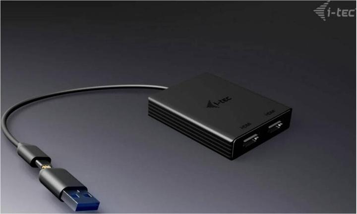 Actual product image i-tec Cadual4khdmi (USB 3.1, 27 cm)
