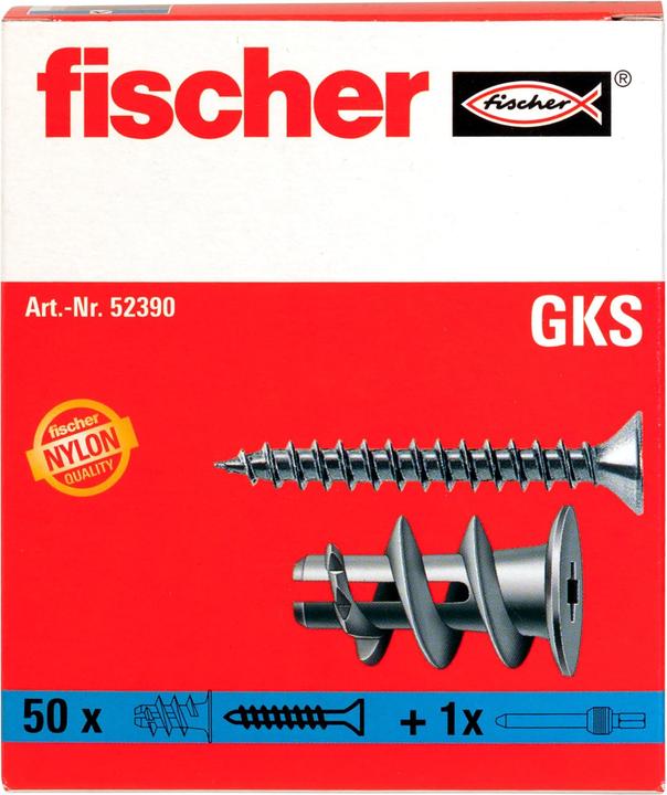 Produktbild Fischer Gipskartondübel GK S (50 Stk.)