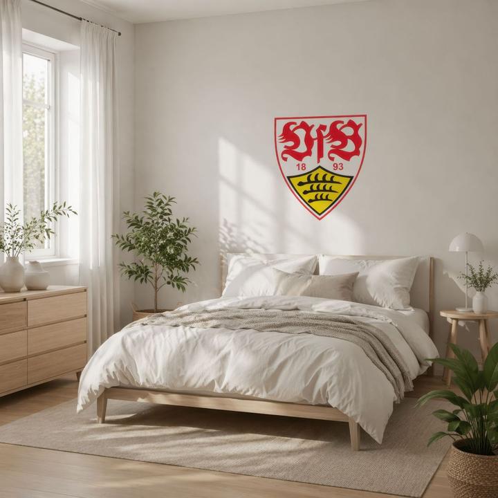 Produktbild VfB Stuttgart Logo (40 x 40 cm)