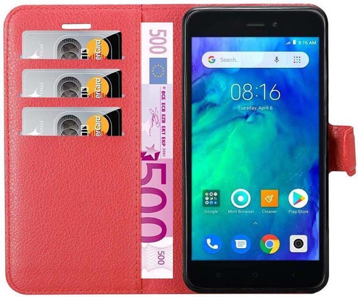 Produktbild Cadorabo Book mit Standfunktion Cover (Xiaomi Redmi Go)