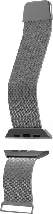 Produktbild Puro Milanese Magnetic Band - Pasek ze stali nierdzewnej do Apple Watch 38/40/41 mm (srebrny) (38 mm, 40 mm, 41 mm, Stainless Steel)