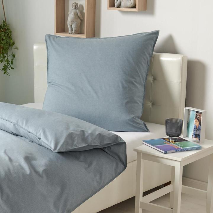 Immagine prodotto Traumschlaf Basic Chambray (Set di biancheria da letto, 155x220 cm + 80x80 cm)