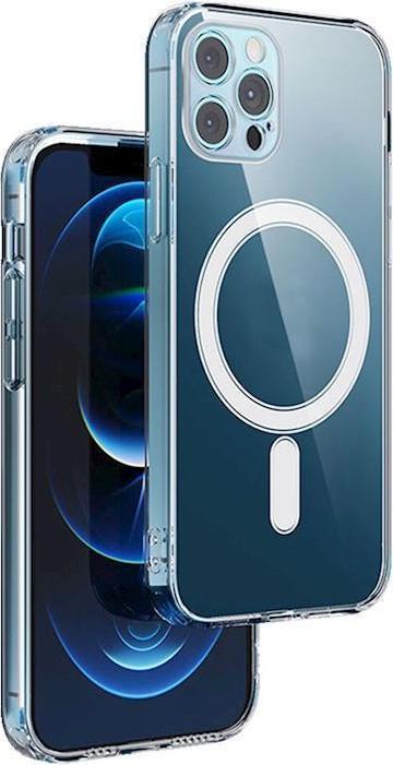 Actual product image OEM Anti Shock 1,5 mm Mag case for iPhone 17 Pro transparent big hole (Apple iPhone 17 Pro)