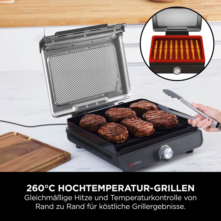 Actual product image Ninja GR101EU Sizzle grill plate (EU plug)