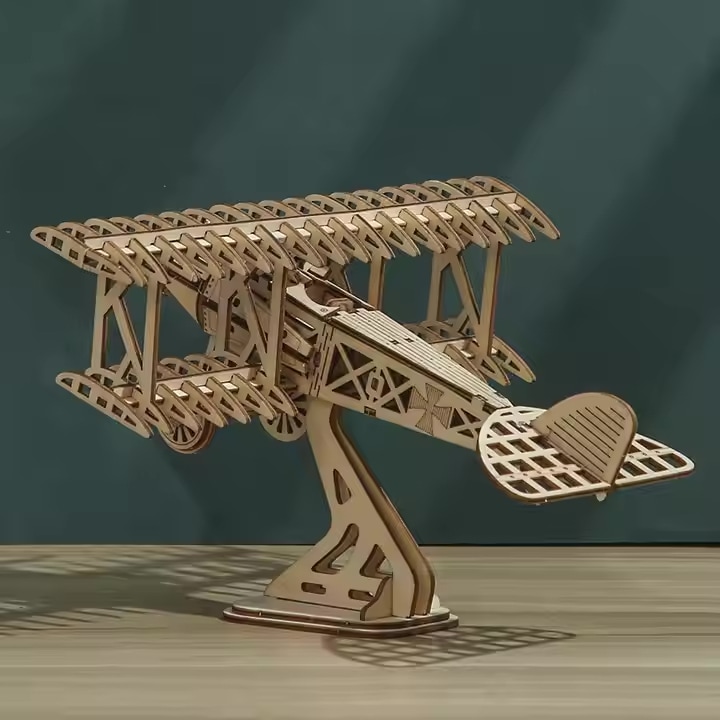 Produktbild Homava 3D Holzbausatz Flugzeug (105 Teilig)