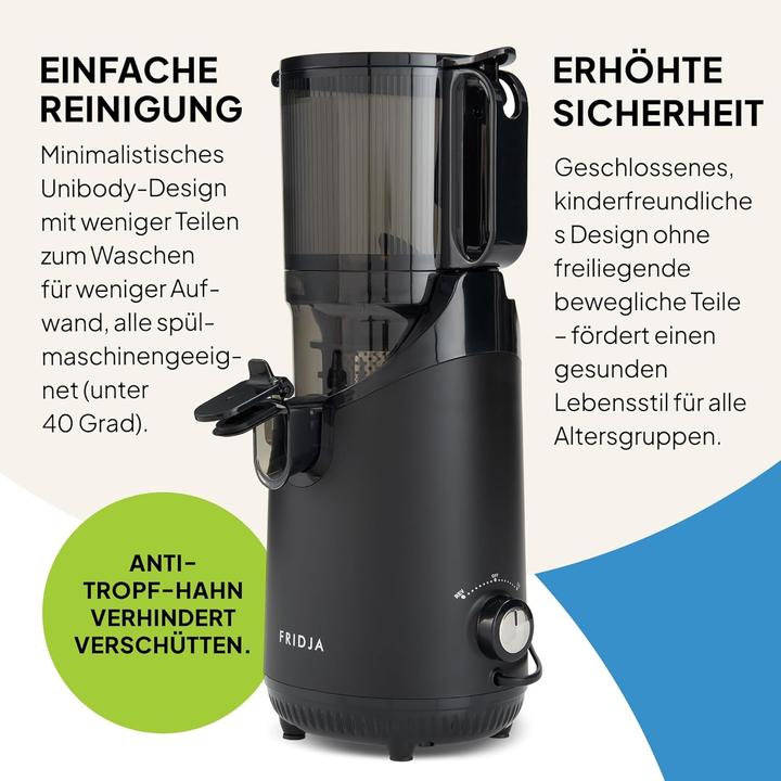 Actual product image Fridja Slow Juicer F2500