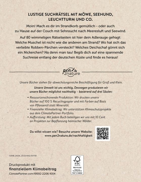 Produktbild Suchrätsel An der Küste (Deutsch, 2025)