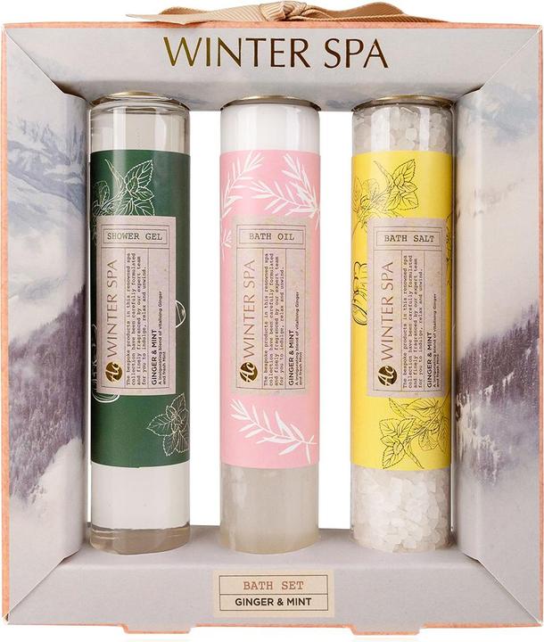 Produktbild Accentra Badeset WINTER SPA in Geschenkverpackung, Duft: Ginger & Mint (Haarpflege Set)