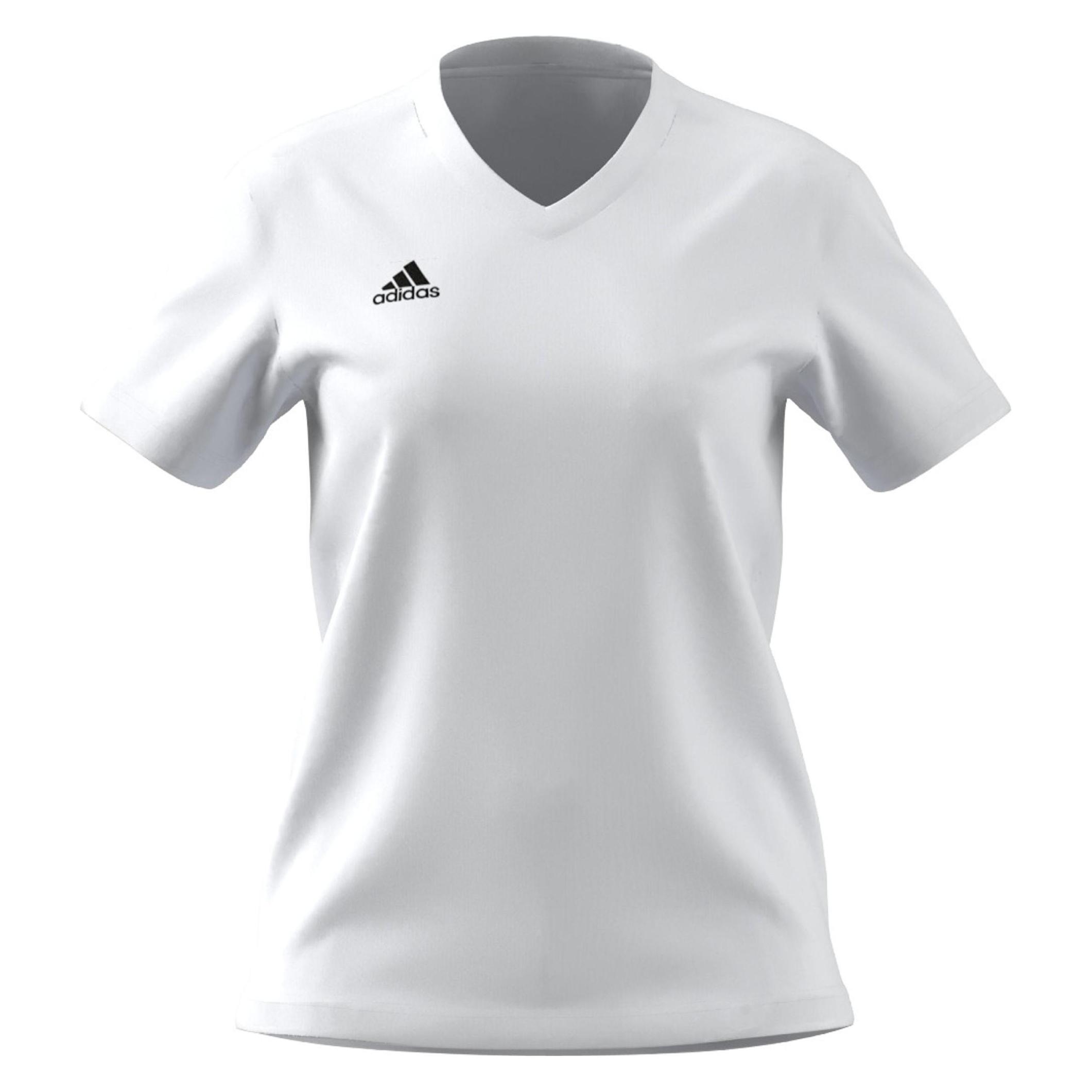 Adidas, Vrouwen, Sportief Shirt, Koszulka Damska Entrada 22 Tee Biała HC0442 (Xs) (Xs), Wit, Xs