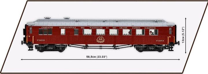 Actual product image Cobi Compiègne Wagon 1940 / 2030 pcs