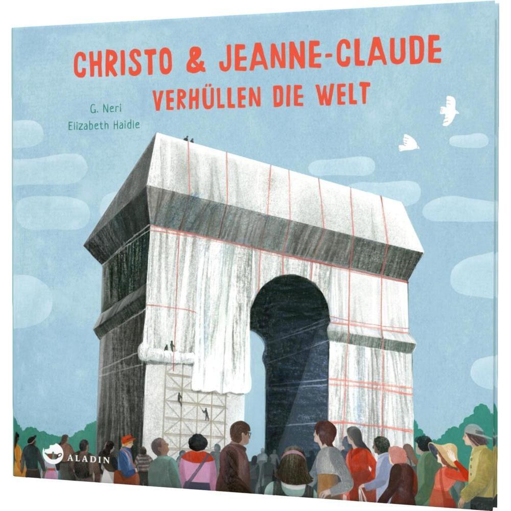 Thumbnail - Christo & Jeanne-Claude verhüllen die Welt, Kinderbücher von Greg Neri, Uwe-Michael Gutzschhahn, Elisabeth Haidle