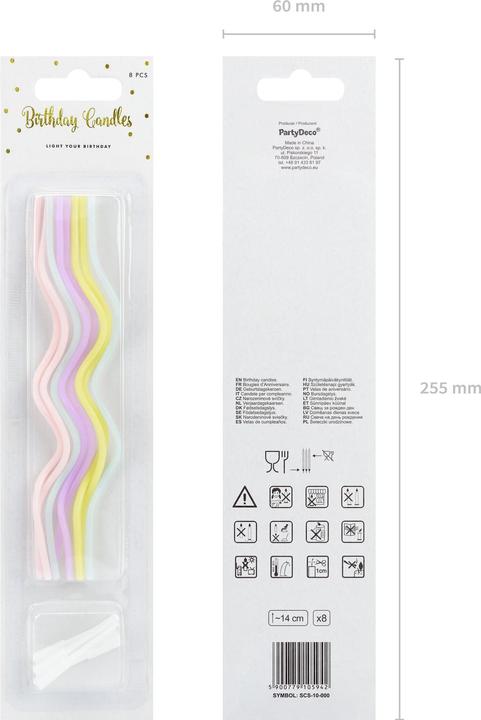 Produktbild Partydeco Birthday candles