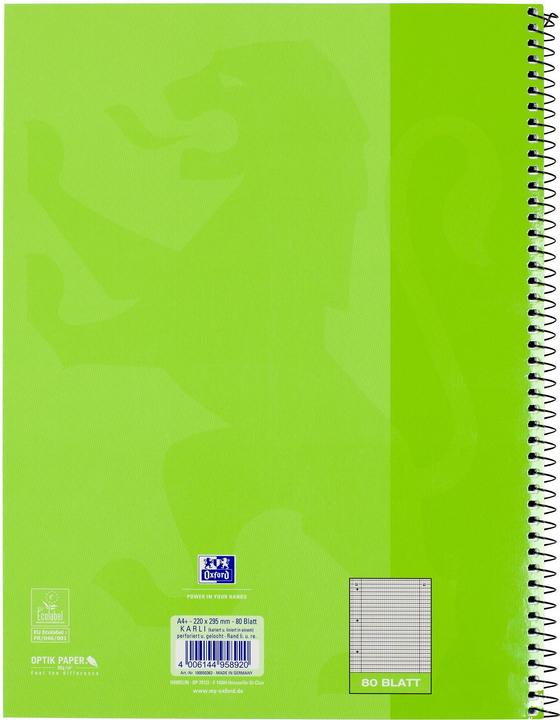 Produktbild Oxford Collegeblock (A4+, Kariert, Weicher Einband)