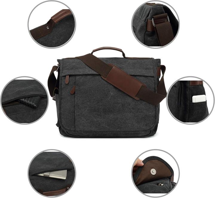 Immagine prodotto Caliyo Umhängetasche für 15,6 Zoll Laptop (15.60")