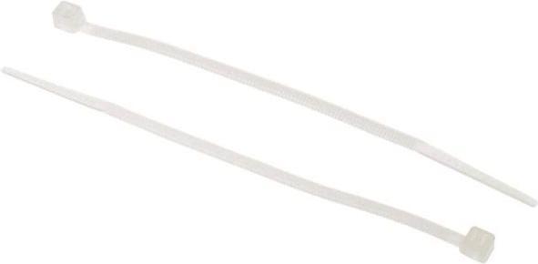 Produktbild RS PRO Nylon 66 Kabelbinder Nicht wiederaufladbar 2,5 mm x 100mm, 500 Stück (Kunststoffkabelbinder, 100 mm, 500 Stk.)