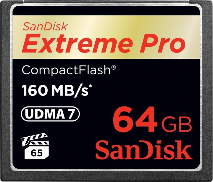 Actual product image SanDisk Extreme Pro Compact Flash (64 GB, CF)