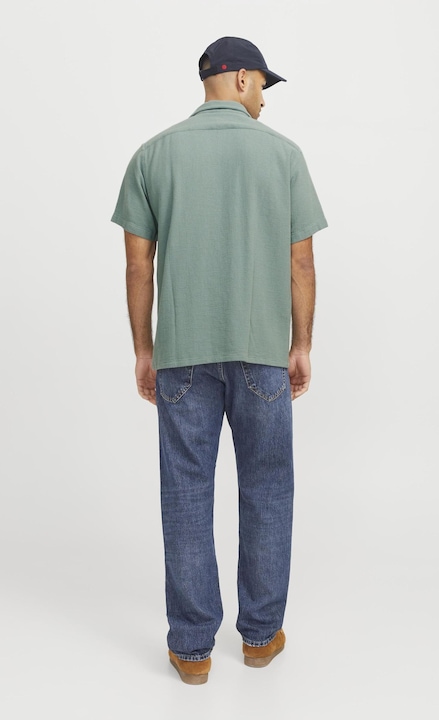 Actual product image Jack & Jones Rddwayne Structure Resort Shirt S/S Sn (S)