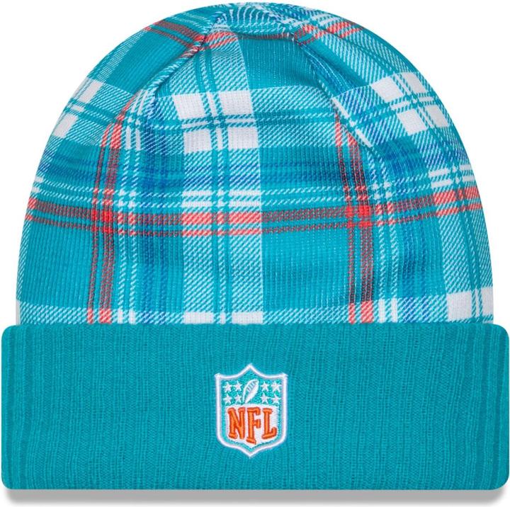 Actual product image New Era NFL Sideline Statement Knit Cap - Miami Dolphins